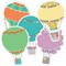 Carson Dellosa Up and Away Hot Air Balloons Cut-Outs, 36 Pieces, PK3 120525 - alternate 2